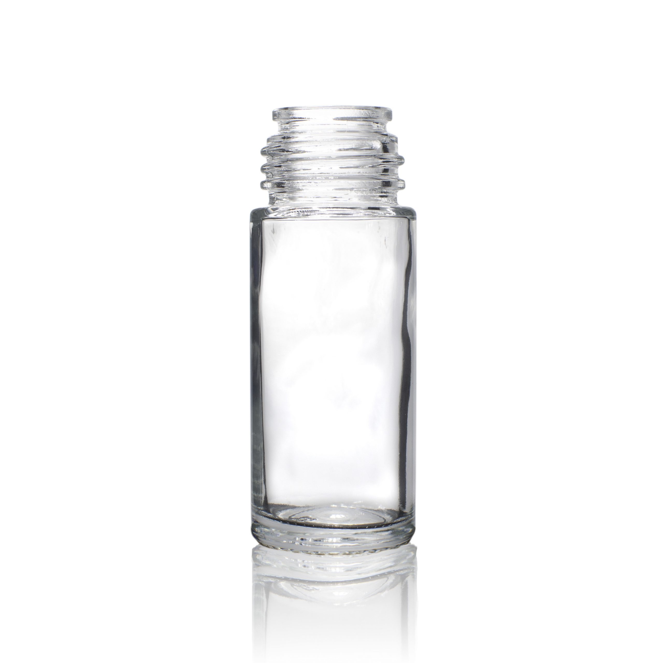 30ml Clear Glass Roll on Bottle with 28mm Neck Finish FH Packaging