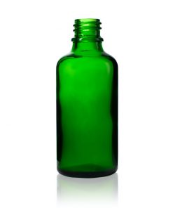 50 ml Euro Round Glass Bottle with 18-DIN Neck Finish