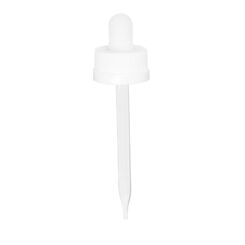 2 oz White Child Resistant Glass Dropper (20-400)