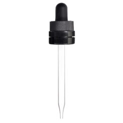 18-400 Child Resistant with Tamper Evident Seal Glass Dropper (94mm)