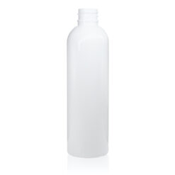 4 oz PET White Cosmo Round Bottle with 20-410 Neck Finish