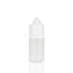 30 ml PET Bottle with CRC/TE 24-Neck Clear Unicorn Cap with Pre-Inserted Clear Tip