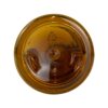 2 oz Amber PET Bullet Round Bottle 20-410 Neck Finish