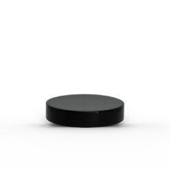 Black 42-400 PE Smooth Skirt Lid