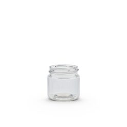 1 oz Clear PET Straight Sided Jar 38-400 Neck Finish
