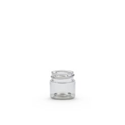 0.5 oz Clear PET Straight Sided Jar 33-400 Neck Finish