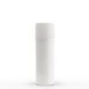 100 ml White Polypropylene Airless Pump Bottle with White Snap Cap and Matte Cap