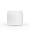 4 oz White Polypropylene Double Wall Straight Sided Jar