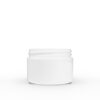 1 oz White Polypropylene Double Wall Straight Sided Jar