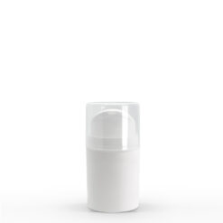 50 ml White Polypropylene Airless Pump Bottles