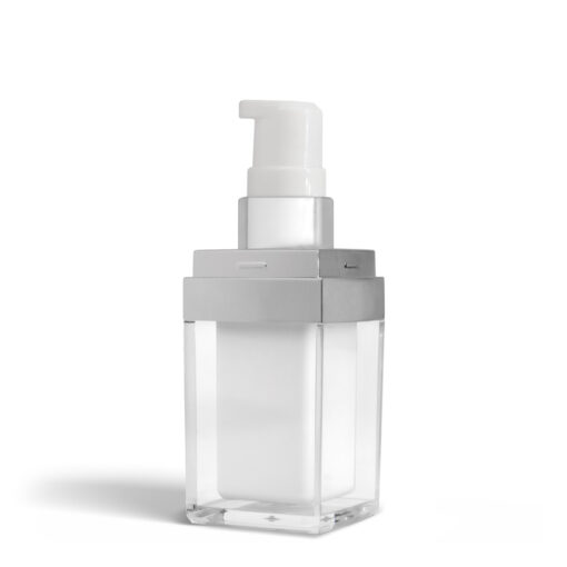 15 ml Square Acrylic Treatment Pump Bottle with No Cap