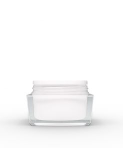 30g Square Acrylic Jar with Black Lid Container Cosmetic Personal Container Bulk Wholesale FH Packaging
