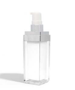 30 ml Square Acrylic Treatment Pump Bottle with No Cap