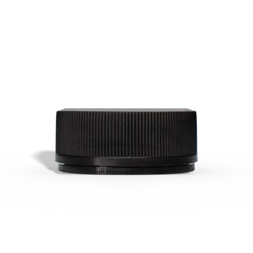 60g Clear PET Round Jar with Black Child Resistant and Tamper Evident Cap (Set) by FH Packaging for FHPKG