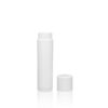 0.15 oz White Lip Balm Tube with White Cap