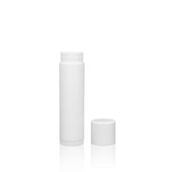 0.15 oz White Lip Balm Tube with White Cap