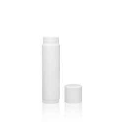 0.15 oz White Lip Balm Tube with White Cap