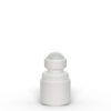 1 oz White Roll-On Deodorant Bottle with Round Edge Cap Off by FH Packaging for FHPKG
