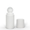 2 oz White Roll-On Deodorant Bottle with Round Edge Cap