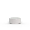 38-400 White Ribbed Child-Resistant Plastic Cap with Foam Liner for 7ml Concentrate Jar