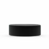 53-400 Black PP Child-Resistant Smooth Skirt Lid with PE Foam liner