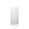 2.65 oz White Plastic Oval Deodorant Stick with Flat Top Cap