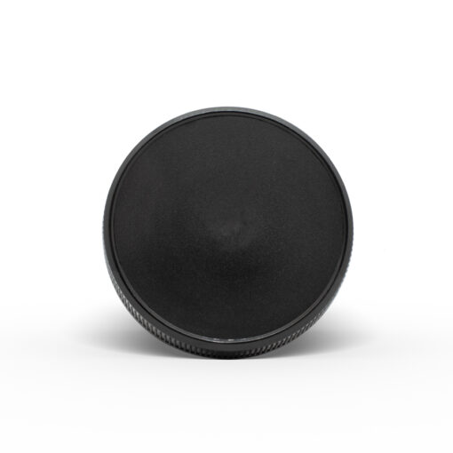 Black 58-400 PP Ribbed Skirt Lid with Foam Liner FH Packaging by FHPKG