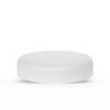 GB26-400-058 White 58-400 PP Ribbed Skirt Lid with Foam Liner