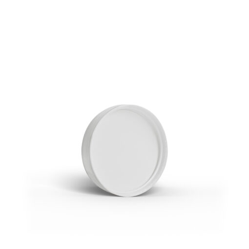 White 43-400 PP Smooth Skirt Lid with Foam Liner GB26-043-400 / White FH Packaging for FHPKG