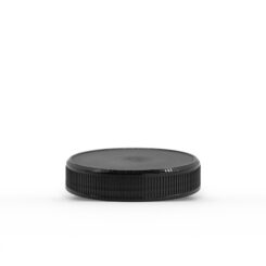 Black 42-400 PP smooth Skirt Lid with Foam Liner