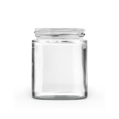 100 g Clear Glass Straight Sided Jars 50-400 Neck Finish