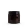 2 oz Dark Amber PET Straight Sided Jar 48-400 Neck Finish
