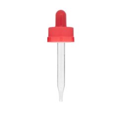1 oz Red Child Resistant Glass Dropper (20-400)