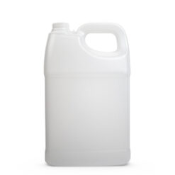 (1 Gallon) 128 oz F-Style Clear HDPE Plastic Jug with 38mm 38-400 Neck