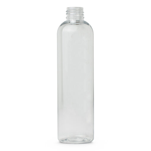 8 oz PET Clear Cosmo Bottle with 24-410 Neck Finish