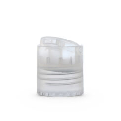 Clear 24-410 PP Smooth Wall Disc Top Cap