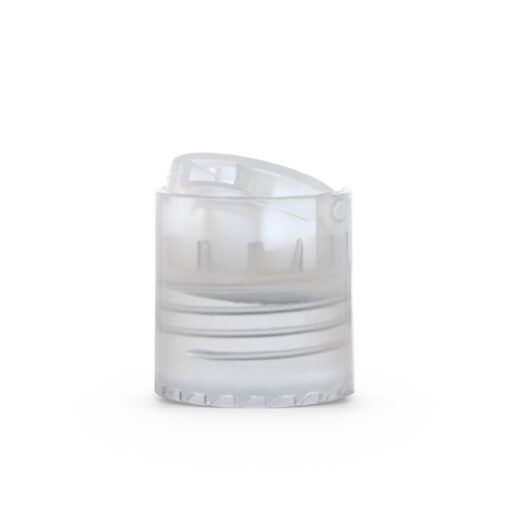Clear 24-410 PP Smooth Wall Disc Top Cap