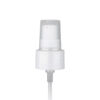 White 24-410 Smooth Skirt Dispensing Treatment Pump with Clear Overcap and 228mm Dip Tube