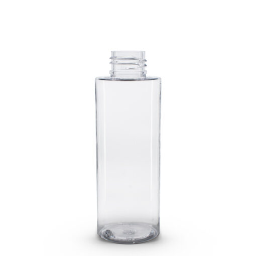 4 oz PET Clear Cylinder Bottle with 24-410 Neck Finish