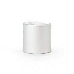 Silver Smooth Wall Disc Top 24-410 PP Unlined Cap