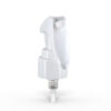 24-410 White Mini Fine Mist Trigger Sprayer with Lock Botton and 7.75 inch Dip Tube Front View