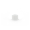 20-400 White Plastic Screw Top Cap with Liner