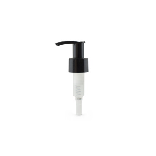 24-410 Black Smooth Skirt Lotion Pump with 190mm Dip Tube