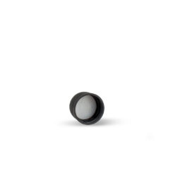 20-400 Black Plastic Screw Top Cap with PS Liner