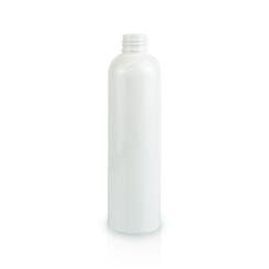 8 oz White PET Bullet Round Bottle 24-410 Neck Finish