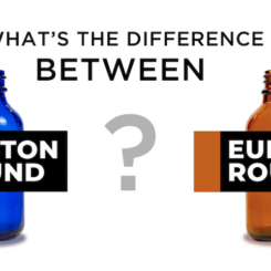 Dropper Bottles: Difference between Boston Round & Euro Round Glass Tincture Bottles