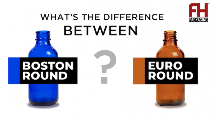 Dropper Bottles: Difference between Boston Round & Euro Round Glass Tincture Bottles