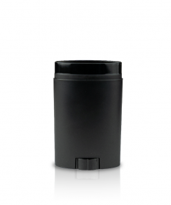 75g Matte Black Plastic Oval Deodorant Stick with Flat Top Cap-2