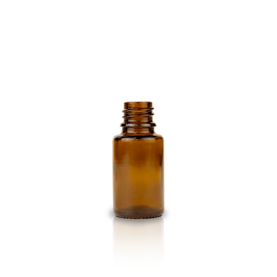 15ml Amber Essential Oil Glass Bottle with 18-400 Neck Finish
