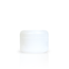 1 oz White Polypropylene Double Wall Round Jar -1